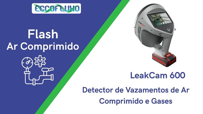 LeakCam 600 Detector de vazamentos de ar comprimido e gases